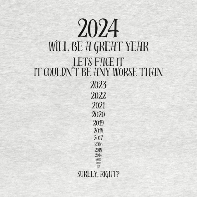 2024 will be a great year Designer clothing by From the fringe to the Cringe